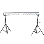ProX portable crank lighting stand with adjustable height mechanism and included T-bars triangle truss