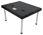 ProX Prado mobile AV broadcasting studio workstation case dimensional diagram specifications