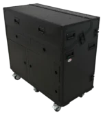 ProX Prado mobile AV broadcasting studio workstation case dimensional diagram specifications
