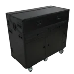 ProX Prado mobile AV broadcasting studio workstation case dimensional diagram specifications