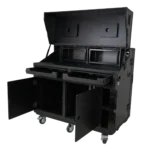 ProX Prado mobile AV broadcasting studio workstation case dimensional specifications and measurements diagram