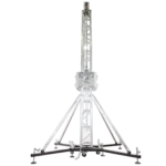 ProX PRO truss tower stage lift system dimensional diagram showing measurements and component layout specifications