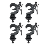 ProX Quick 90º folding XPress trigger truss clamp with black finish and quick press mechanism