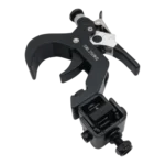 ProX Quick 90º folding XPress trigger truss clamp with quick press mechanism and black finish detail