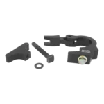 ProX heavy-duty quick-release lighting clamp black finish rear panel showing mounting bracket