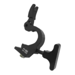 ProX heavy-duty quick-release lighting clamp black finish side view showing grip mechanism