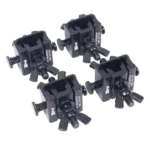 ProX set of four quick release sliding truss clamp mounting adapters for moving head fixtures