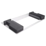 ProX replacement white face plate for Rane Performer Control Tower DJ podium equipment