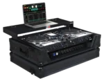 ProX flight case for RANE SYSTEM ONE DJ controller with sliding laptop shelf and wheels