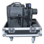 ProX road case designed for Chauvet Nimbus dry ice machine with protective foam interior and durable exterior