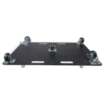 ProX rolling base plate with heavy-duty locking caster wheel and black finish detail