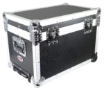 ProX rolling utility case dimensional diagram showing 17x24.5x15 inch exterior measurements and specifications