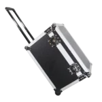 ProX rolling utility case dimensional diagram showing 17x24.5x15 inch exterior measurements and specifications