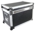 ProX rolling utility case dimensional diagram showing 17x24.5x15 inch exterior measurements and specifications