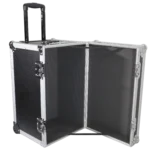 ProX rolling utility case with retractable handle and recessed wheels, 17x24.5x15 inch exterior