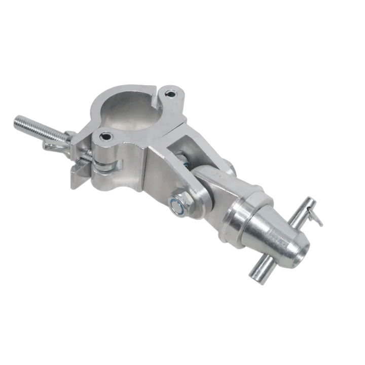 ProX 360 degree rotating M10 clamp with 180 degree half conical capacity 100 lbs front view