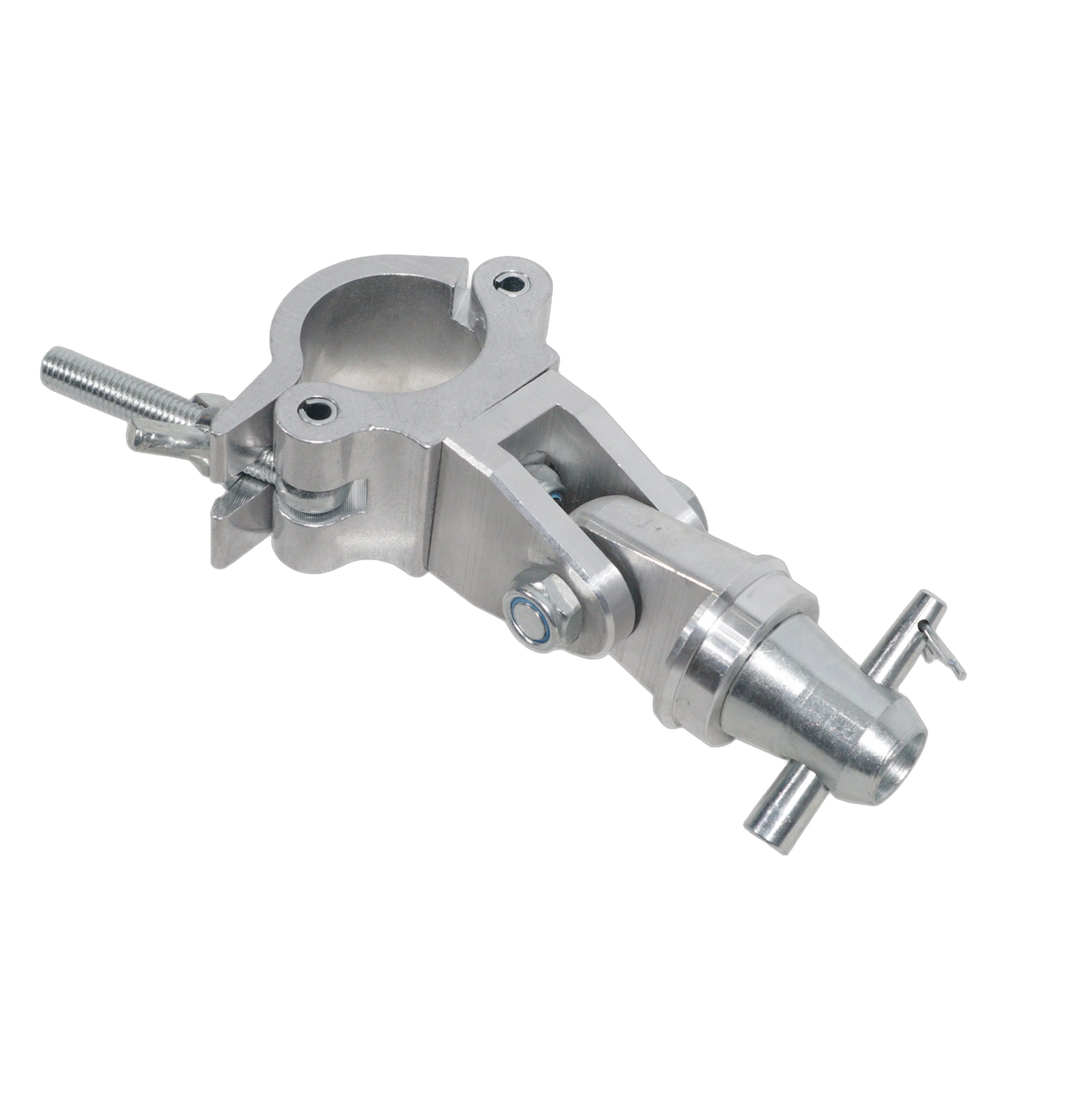 ProX 360 Degree Rotating M10 Clamp Front View ProX 360 degree rotating M10 clamp with 180 degree half conical capacity 100 lbs front view