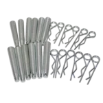 ProX pack of 12 safety pins and R-clip connector sets for conical truss systems