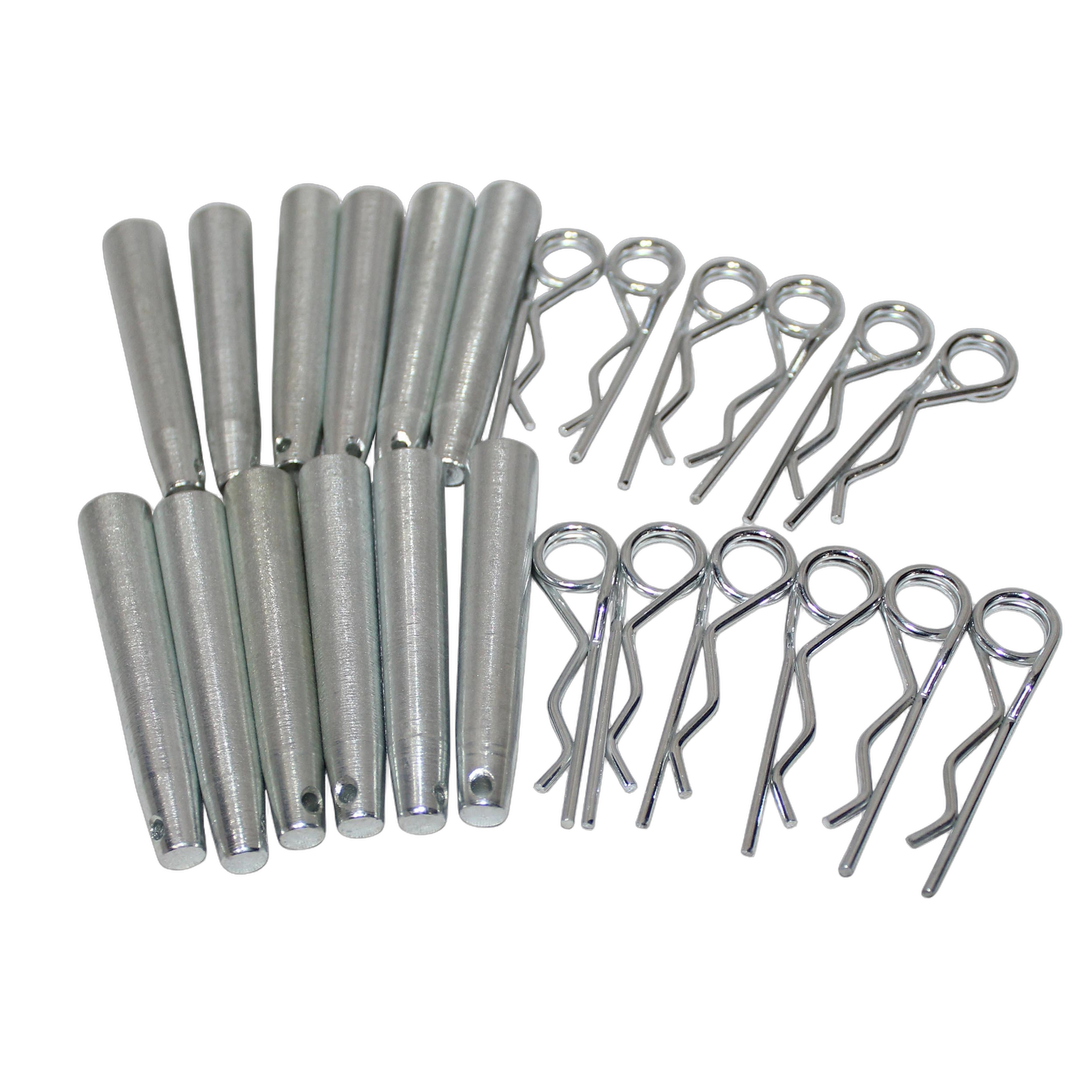 ProX Safety Pins R-Clip Connector Sets Truss Hardware ProX pack of 12 safety pins and R-clip connector sets for conical truss systems