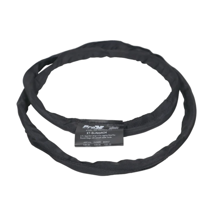 ProX 4ft SpanSet SteelTex round stage sling with aircraft steel cable rigging equipment