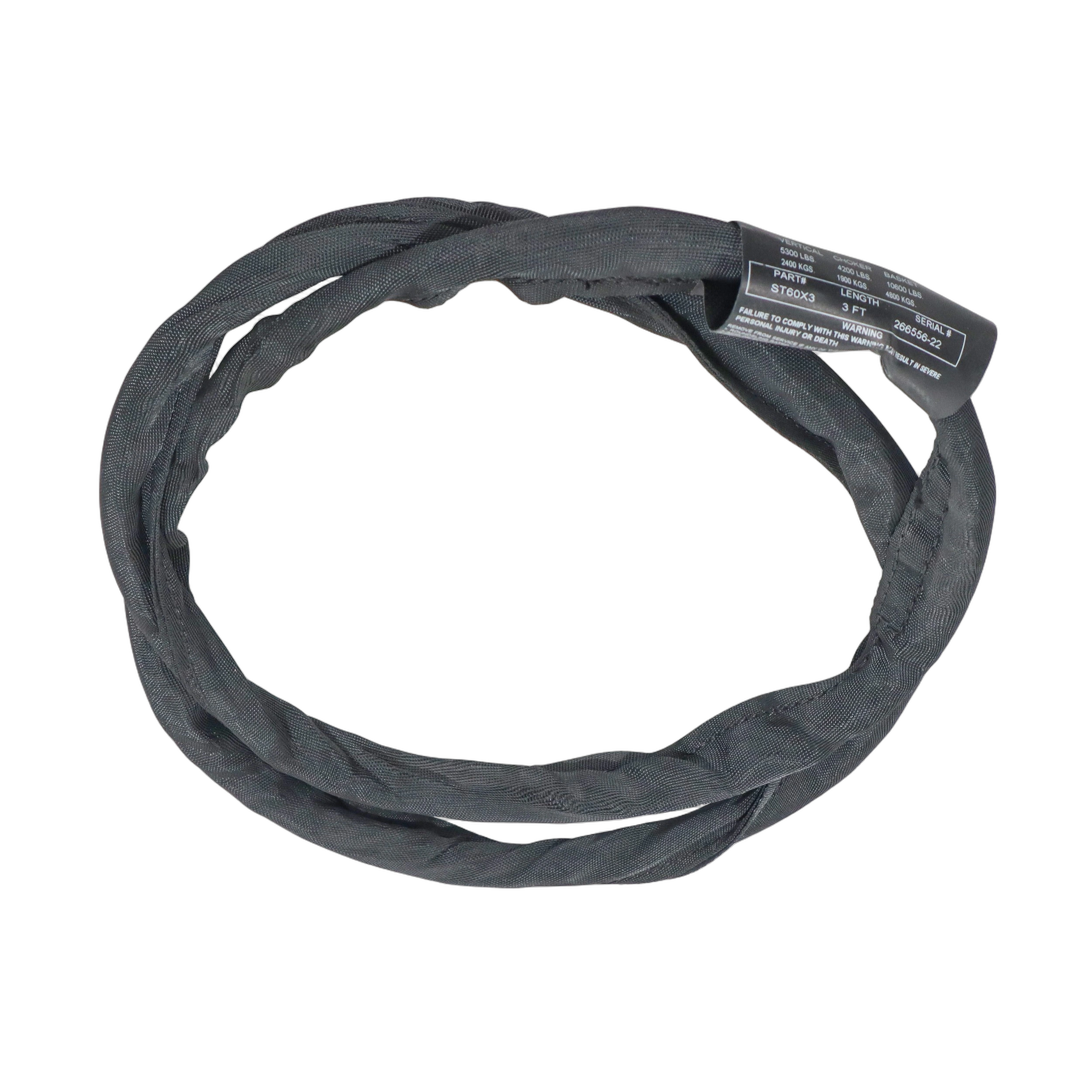 ProX 3ft SpanSet SteelTex Round Sling Rigging Equipment ProX 3ft SpanSet SteelTex round stage sling with aircraft steel cable rigging equipment
