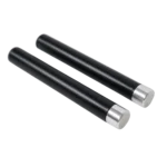 ProX 10 inch speaker extension poles set of 2 with M20 thread adapter black finish