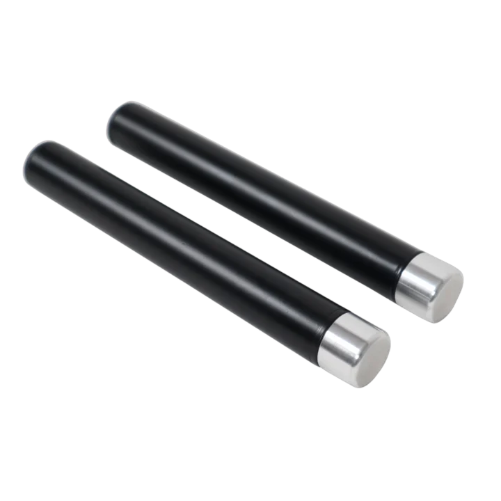 ProX 10 inch speaker extension poles set of 2 with M20 thread adapter black finish