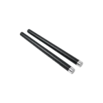 ProX 20 inch speaker extension poles set with M20 thread adapter and black finish