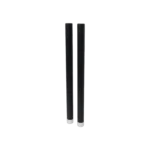 ProX 20 inch speaker extension poles set of two with M20 thread adapter black finish