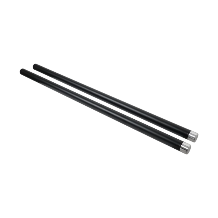 ProX 36-inch speaker extension poles pair with M20 thread adapter and black finish, 200 lb capacity