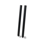 ProX 20 inch speaker extension poles with M20 thread installed on professional audio speaker system