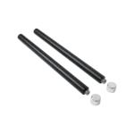 ProX 20 inch speaker extension poles with M20 thread adapter and black finish detail view