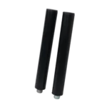 ProX 10 inch speaker extension poles with M20 thread adapter and black finish detail view