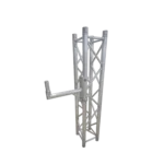 ProX speaker mounting pole extension with dual 2-inch truss clamps rear panel view