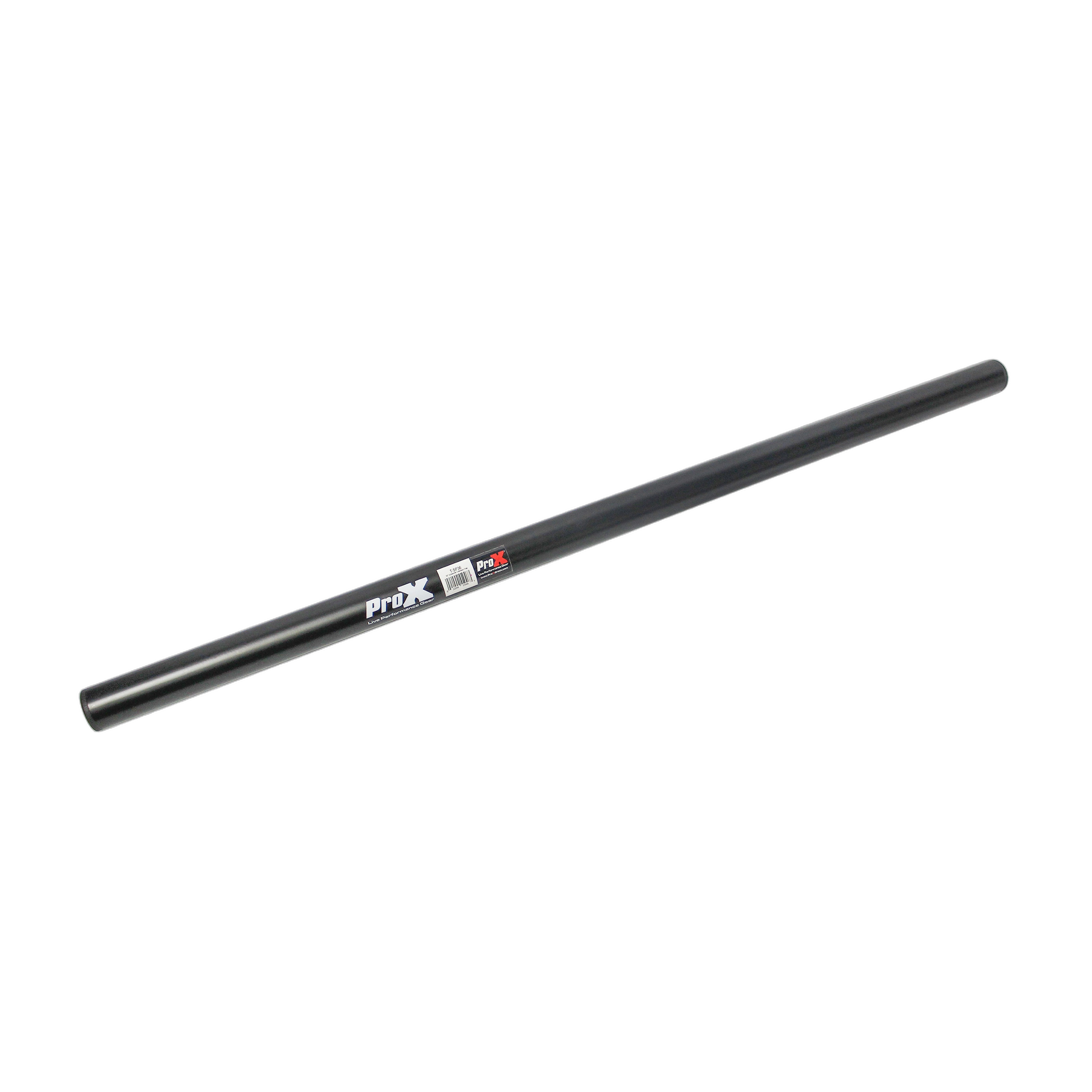 ProX 36 Inch Speaker Pole Mount Front View ProX 36-inch speaker pole mount with adjustable collar and safety pin, front view
