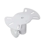 ProX white speaker stand mounting plate with adjustment hardware and mounting holes visible