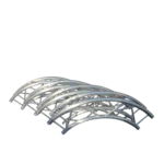 ProX square frame circular truss 6.56 ft segments assembled in professional event venue setup