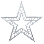 ProX square truss star segment connector detail showing aluminum construction and joint assembly