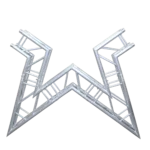 ProX square truss star segment rear panel showing connection points and structural details