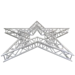 ProX square truss star segment showing modular section construction and connection points