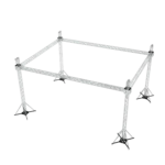 ProX stage roofing system 30 foot width frame structure with truss design and support beams