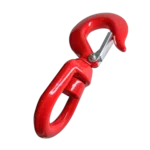 ProX steel alloy swivel eye hook with 1-ton load capacity showing 360-degree rotation mechanism and mounting detail