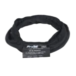 ProX SteelTex round stage sling detail showing aircraft steel cable construction and rigging hardware