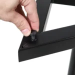 ProX studio monitor stand rubberized platform and base detail showing isolation technology