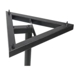 ProX studio monitor stands pair with telescoping height adjustment, rubberized platform, and wide stable base