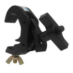 ProX T-C12H-BLK self-locking aluminum truss clamp with large wing handle and M10 connection