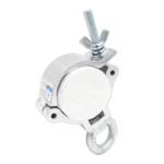 ProX T-C14 aluminum medium duty clamp with eyebolt and M10 bolt, front view