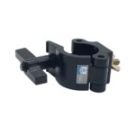 ProX T-C40H-BLK aluminum pro clamp with M10 bolt and tube grip detail
