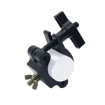 ProX T-C40H-BLK aluminum pro clamp with M10 bolt, side profile showing tube capacity range