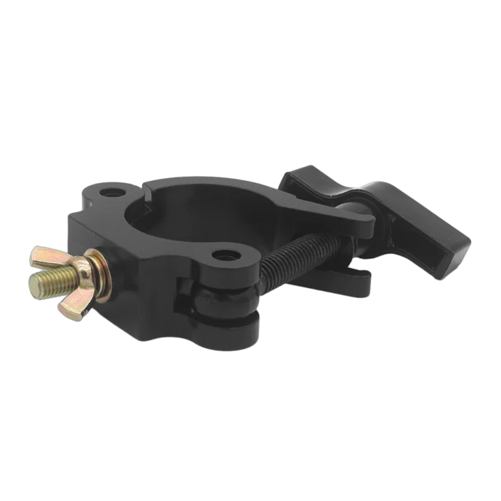 ProX T-C4SH-BLK slim o-clamp aluminum clamp with big wing knob detail view